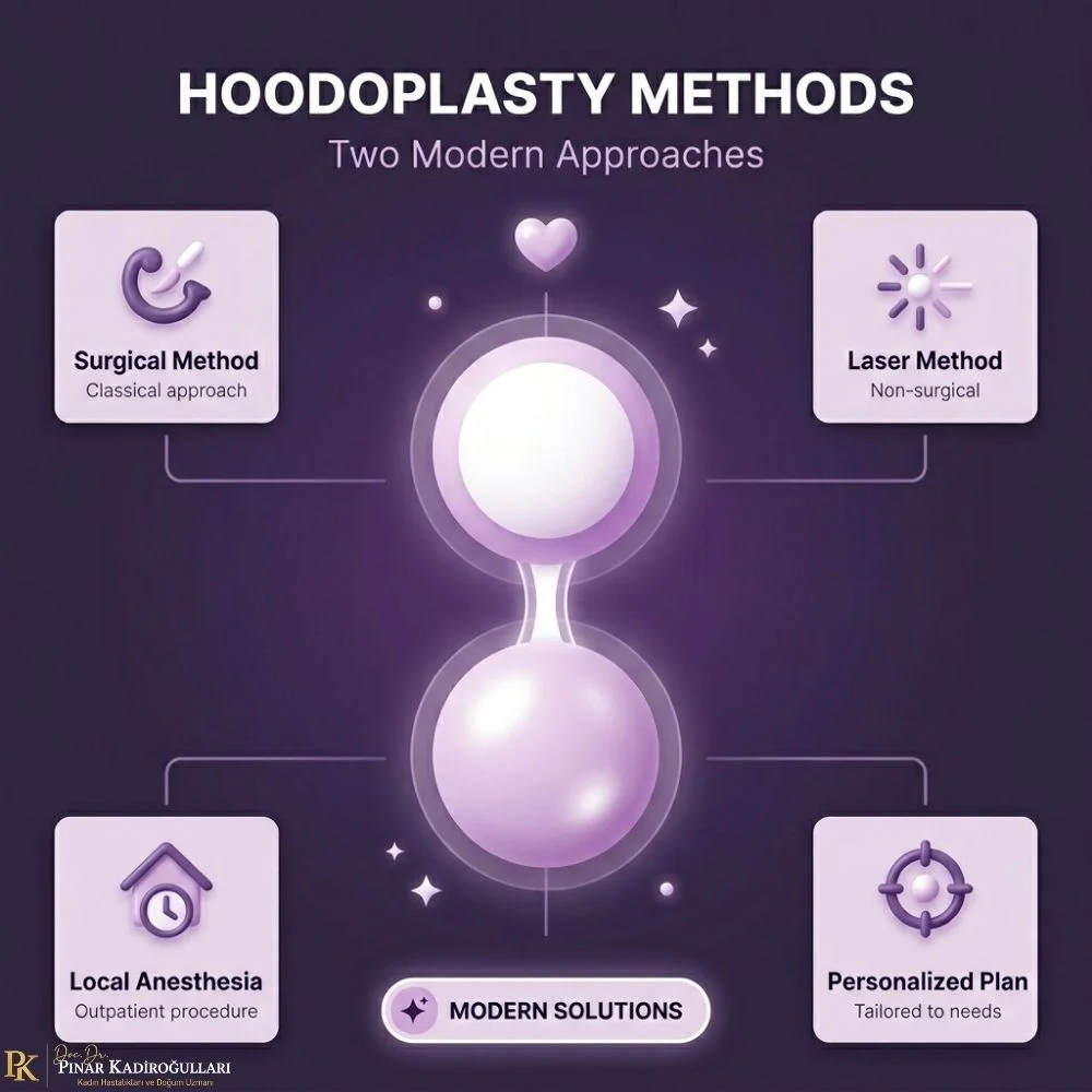 Horizontal hoodoplasty natural appearance method