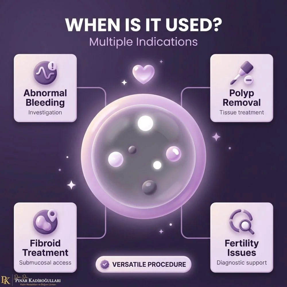 Hysteroscopic polyp and fibroid removal