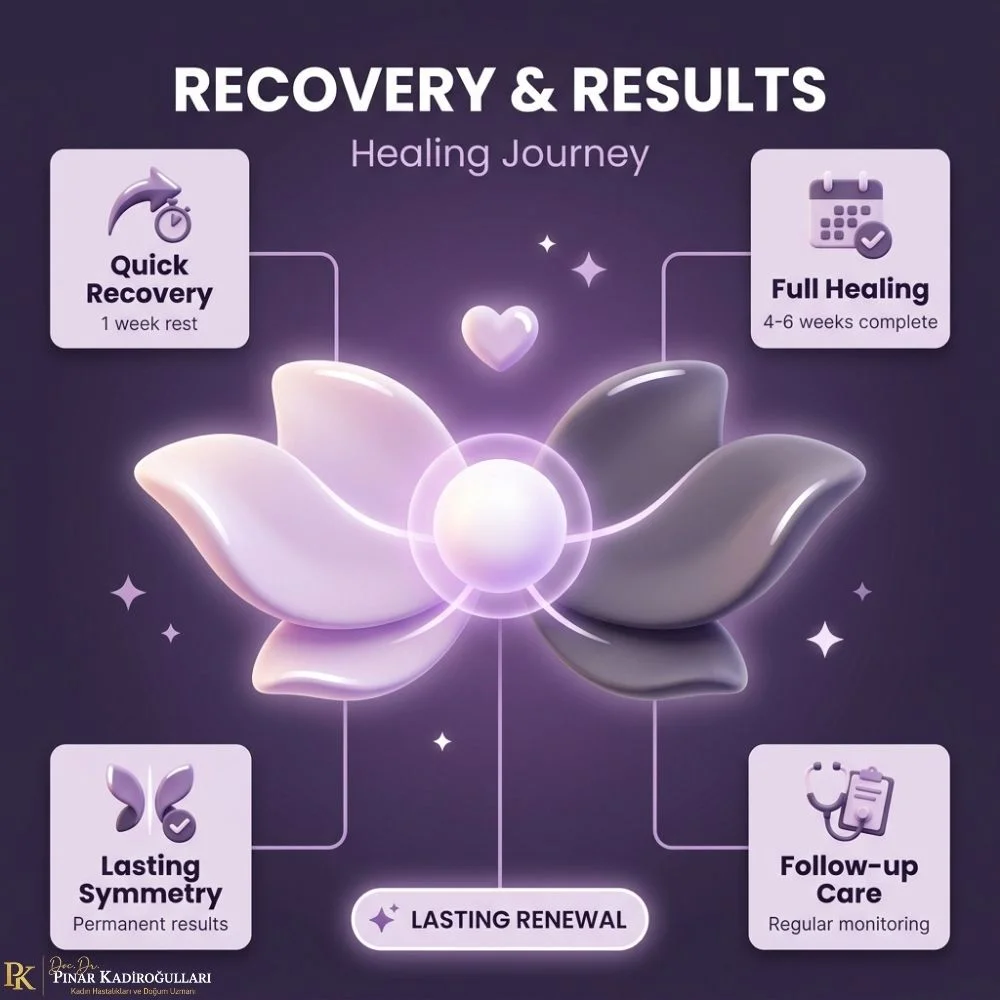 Labiaplasty recovery and scar-free results