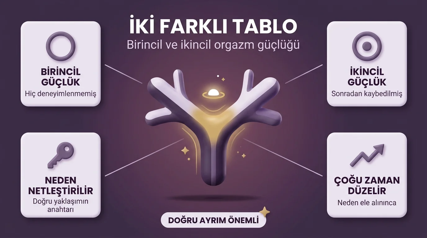 Kadınlarda Orgazm güçlüğü nedenleri