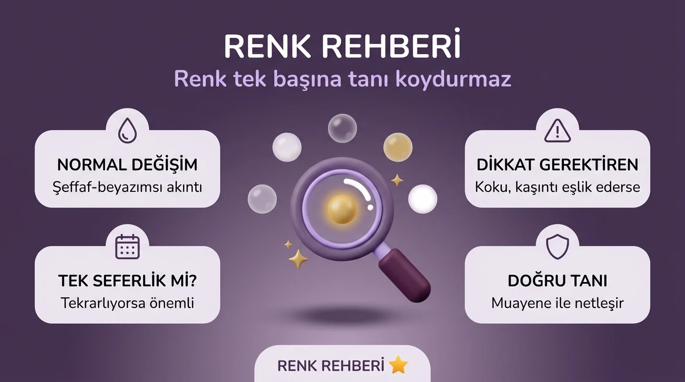 Vajinal akinti renkleri
