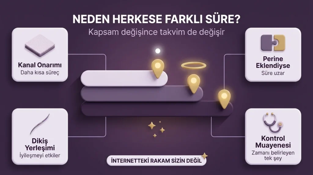 vajina daraltma ameliyatı kaç günde iyileşir