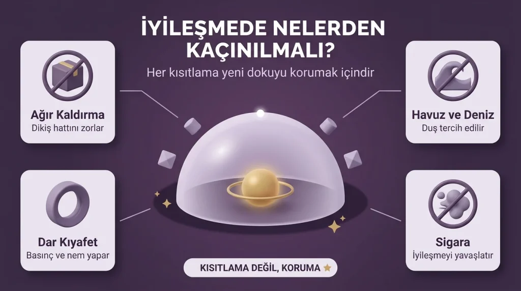 vajina daraltma ameliyatı iyileşme süreci