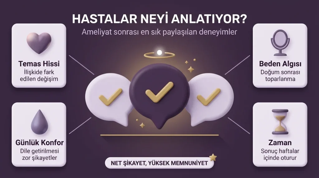 vajina daraltma ameliyatı olanların yorumları