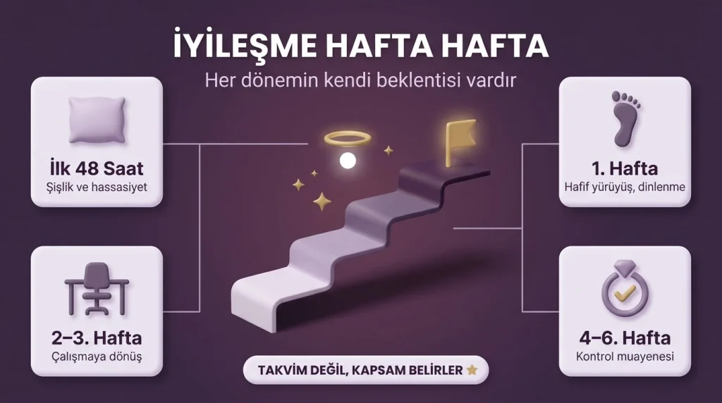 vajina daraltma ameliyatı sonrası iyileşme süreci