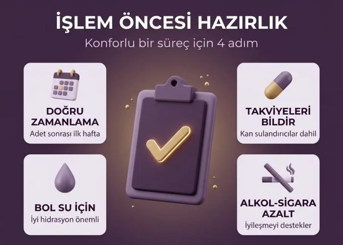 G shot O shot öncesi hazırlık